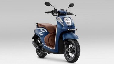 New Honda Genio warna Fabulous Matte Blue.