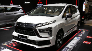 Mitsubishi Xpander di Jakarta Auto Week 2022.