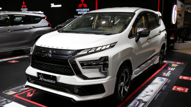 Mitsubishi Xpander di Jakarta Auto Week 2022.