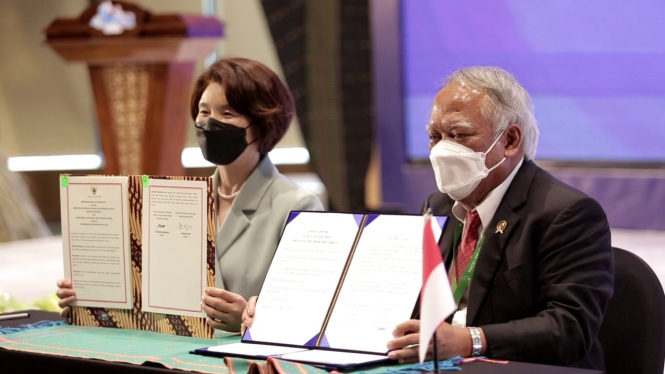MoU Hibah Pengelolaan Air Untuk IKN dari Korea