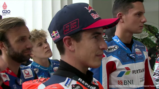 Marc Marquez di Istana Merdeka