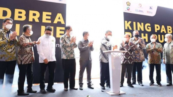 Groundbreaking Pabrik Katalis Merah Putih.
