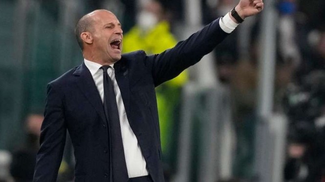 Pelatih Juventus, Massimiliano Allegri.