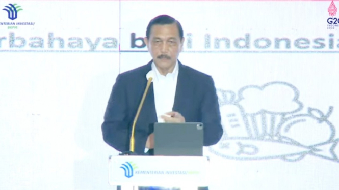 Menteri Koordinator Bidang Kemaritiman dan Investasi Luhut Binsar Pandjaitan.