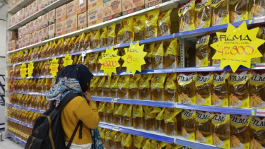 Stok minyak goreng kemasan di retail modern langsung melimpah 