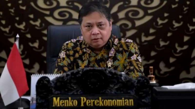 Menko Perekonomian Airlangga Hartarto.