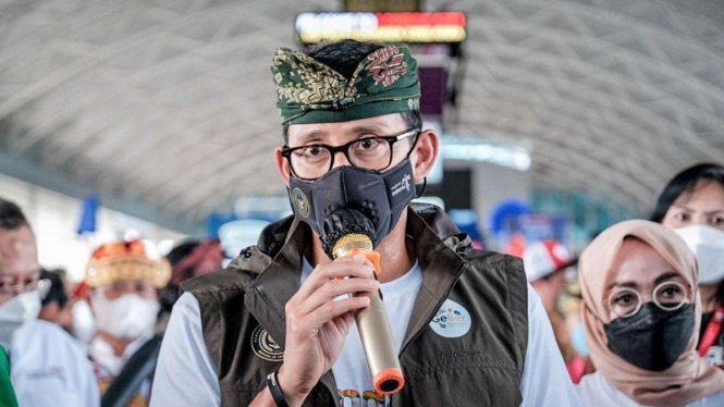 Menteri Pariwisata dan Ekonomi Kreatif Sandiaga Uno.