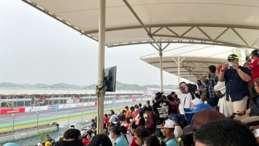 Penonton MotoGP Mandalika.