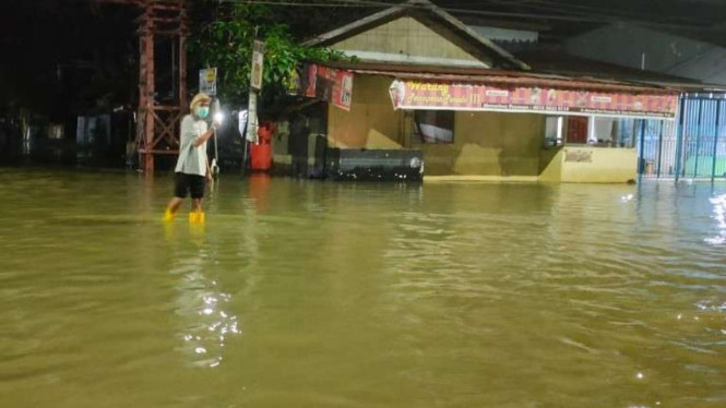 Banjir di Kota Samarinda, Kalimantan Timur.