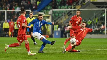 Timnas Italia vs Timnas Makedonia Utara