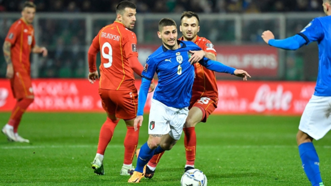 Timnas Italia vs Makedonia Utara
