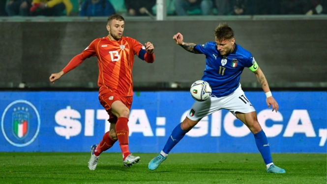 Timnas Italia vs Makedonia Utara