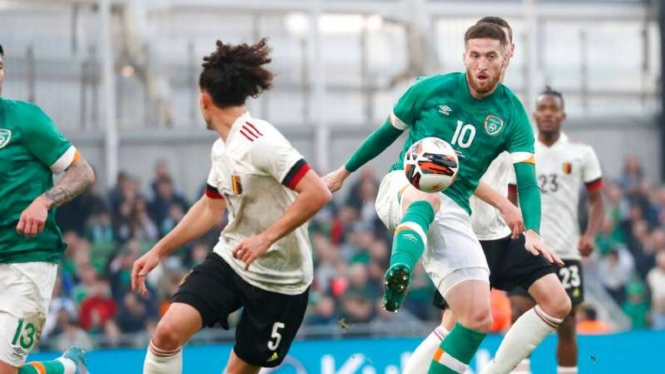 Duel Republik Irlandia vs Belgia