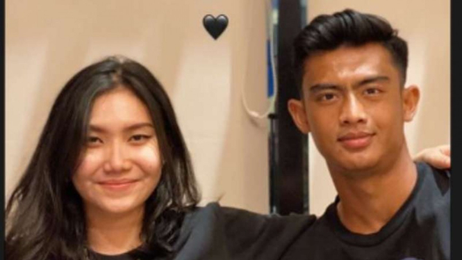 Pratama Arhan dan mantan kekasihnya, Marshella Aprilia.