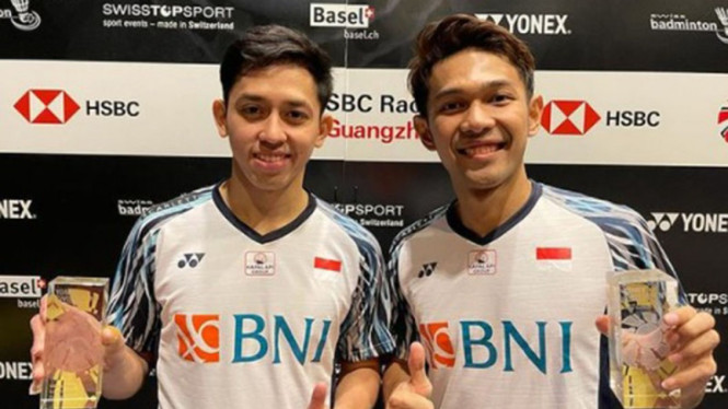 Fajar Alfian/Muhammad Rian Ardianto juara Swiss Open 2022