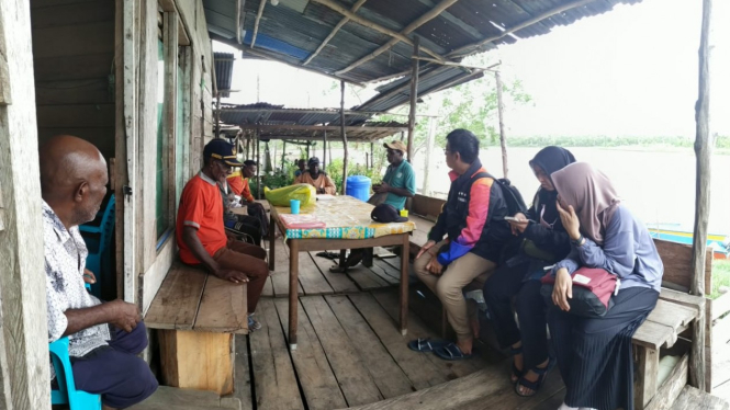 Foto : Engellia - Kampung Atapo Distrik Mimika Barat, Kabupaten Mimika