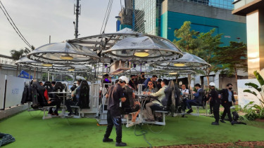 Lounge in The Sky, Jakarta. 