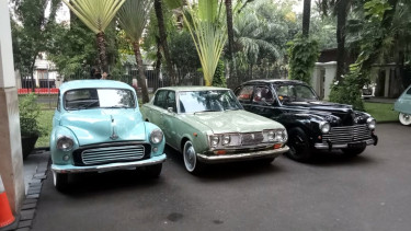 Ilustrasi mobil klasik.