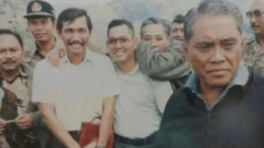 Foto Jadul Pak Luhut, Pak Try dan LB Moerdani
