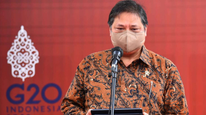 Menko Perekonomian Airlangga Hartarto.