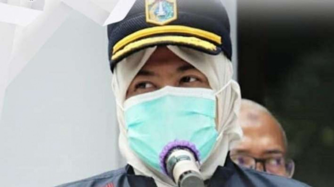 Tangkapan layar - Kepala Dinas Sosial DKI Jakarta Premi Lasari.