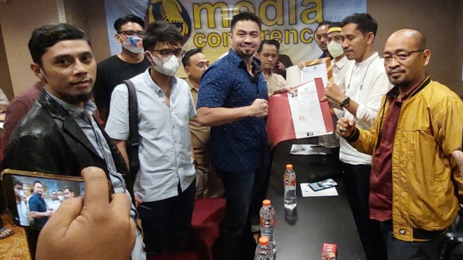 Ryano Panjaitan saat mendaftar jadi calon Ketua Umum DPP KNPI 