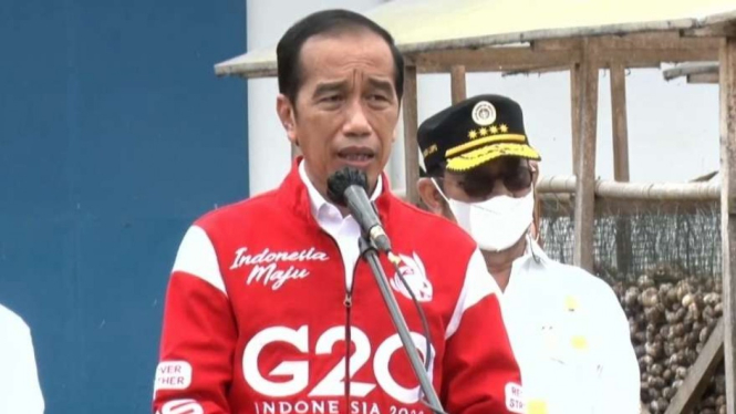 Presiden Jokowi di Jambi.