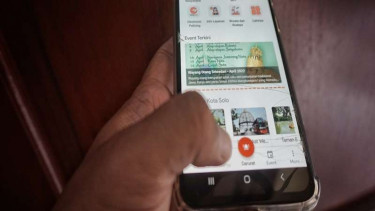 Aplikasi Solo Destination terdapat tombol panic button