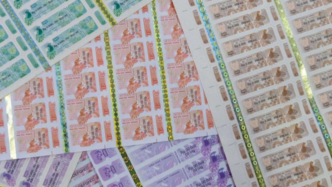 Pita Cukai RI buatan Peruri dengan TKDN 100 persen.