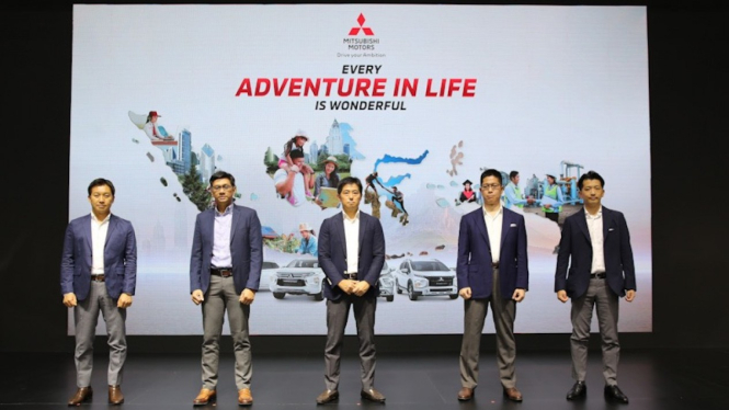 Mitsubishi Indonesia di acara IIMS 2022.