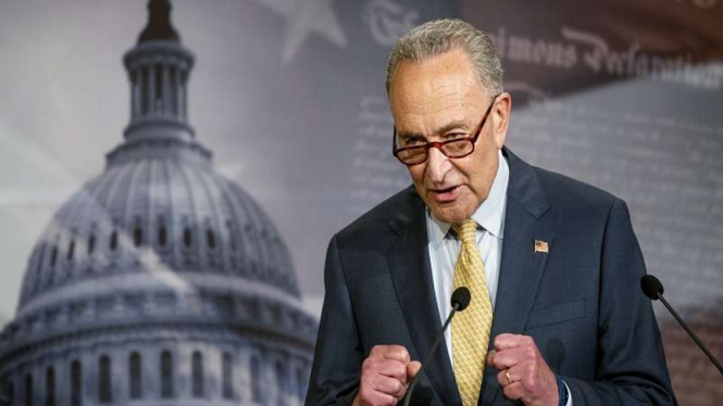 Pemimpin Mayoritas Senat AS Chuck Schumer 