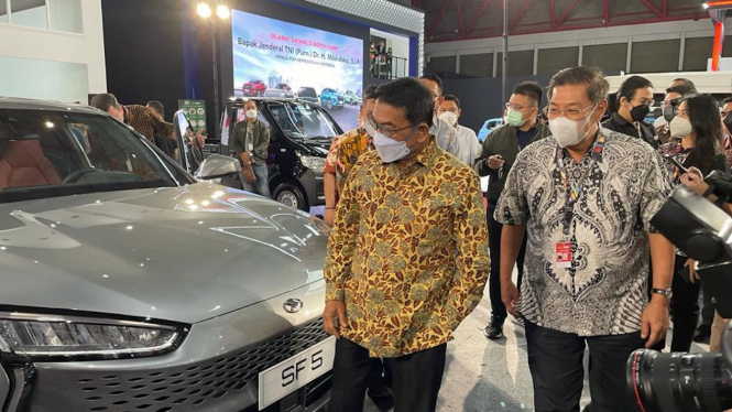 Ketua Umum Periklindo, Moeldoko hadir di IIMS 2022.