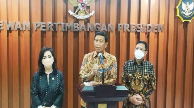 Ketua Dewan Pertimbangan Presiden (Wantimpres) Jenderal (Purn) Wiranto