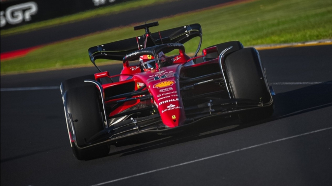 Pembalap Scuderia Ferrari, Charles Leclerc. 