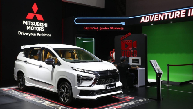 Mitsubishi New Xpander di IIMS 2022.