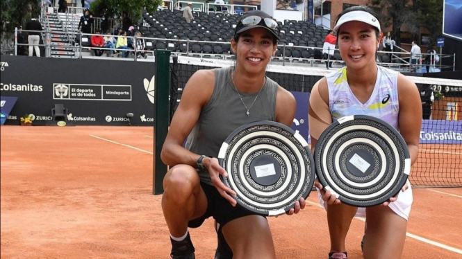 Petenis Indonesia, Aldila Sutiadji, raih gelar juara ganda di turnamen WTA