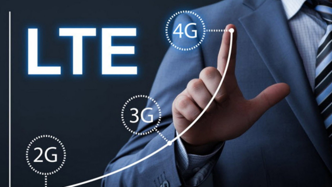 Jaringan 2G, 3G dan 4G/LTE.
