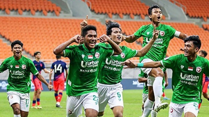 Indonesia All Star U-20 melawan Atletico Madrid U-18