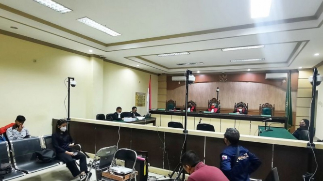 Suasana Pengadilan Tipikor Banjarmasin.