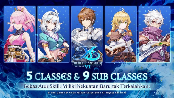 RPG Ys 6 Mobile The Ark of Napishtim.