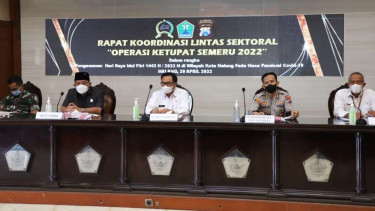 Rapat Koordinasi Persiapan Arus Mudik Lebaran Kota Malang