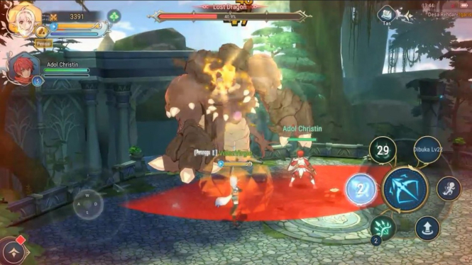 RPG Ys 6 Mobile The Ark of Napishtim.