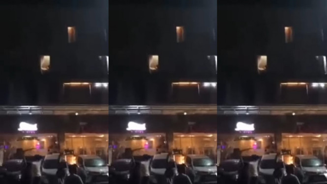 Wanita Joget Tanpa Busana dari Jendela Hotel saat Sahur