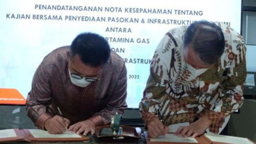 Kerja sama Pertagas dan Jababeka.