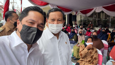 Erick Thohir dan Prabowo Subianto