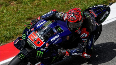 Pembalap Monster Energy Yamaha, Fabio Quartararo. 