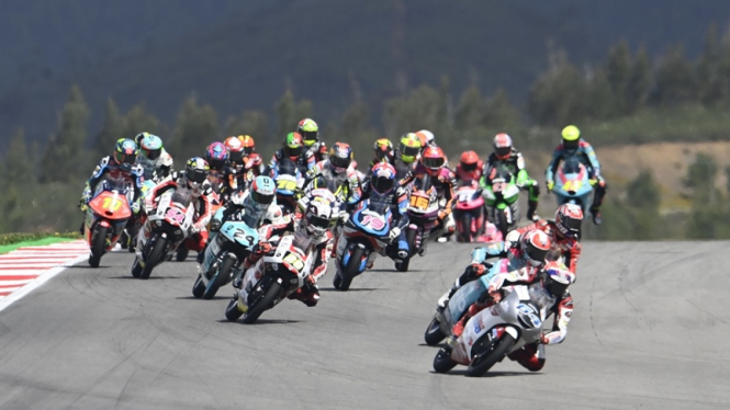 Mario Aji di Moto3 Portugal