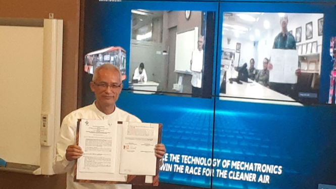 VKTR dan PENS Teken MoU Bangun Innovation Lab Kendaraan Listrik.
