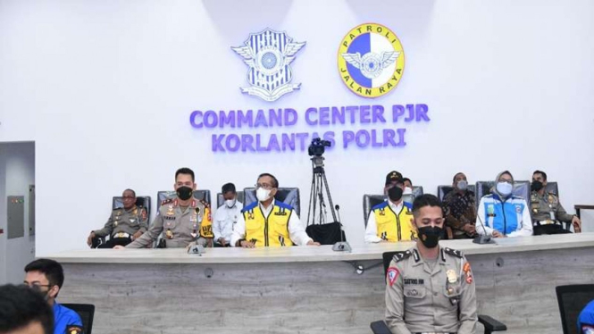 Command center dan kantor patroli jalan raya (PJR) di Tol Cikampek