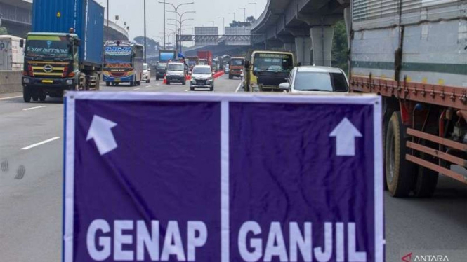 Ilustrasi ganjil genap.